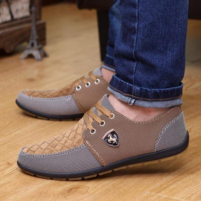 Summer Breathable Sneakers - Mens Casual Shoes