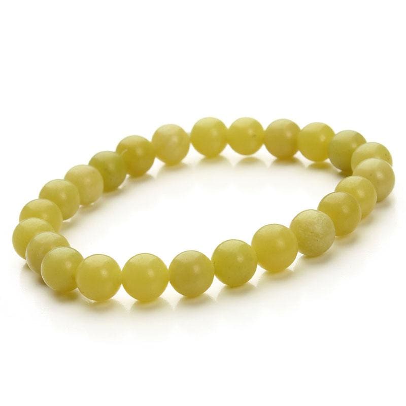 Summer Style Natural Stone Beads Bracelet - Lemon - Charm Bracelets