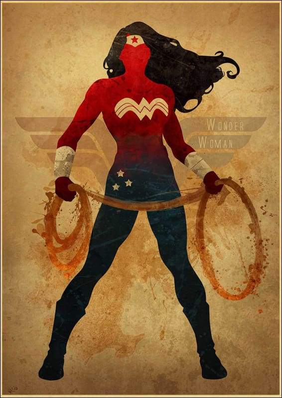 Superheroes Poster Wall Art - Painting & Calligraphy