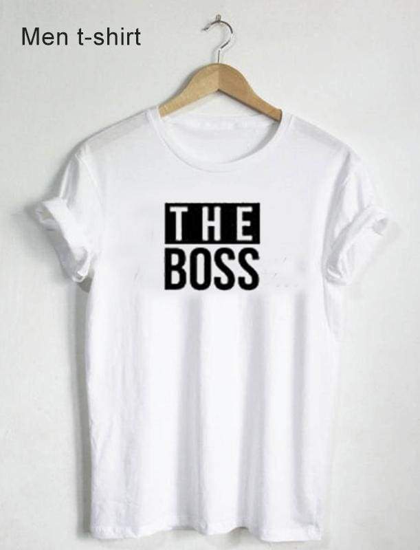 The Boss & The Real Boss - Couple T-shirt - T-Shirts