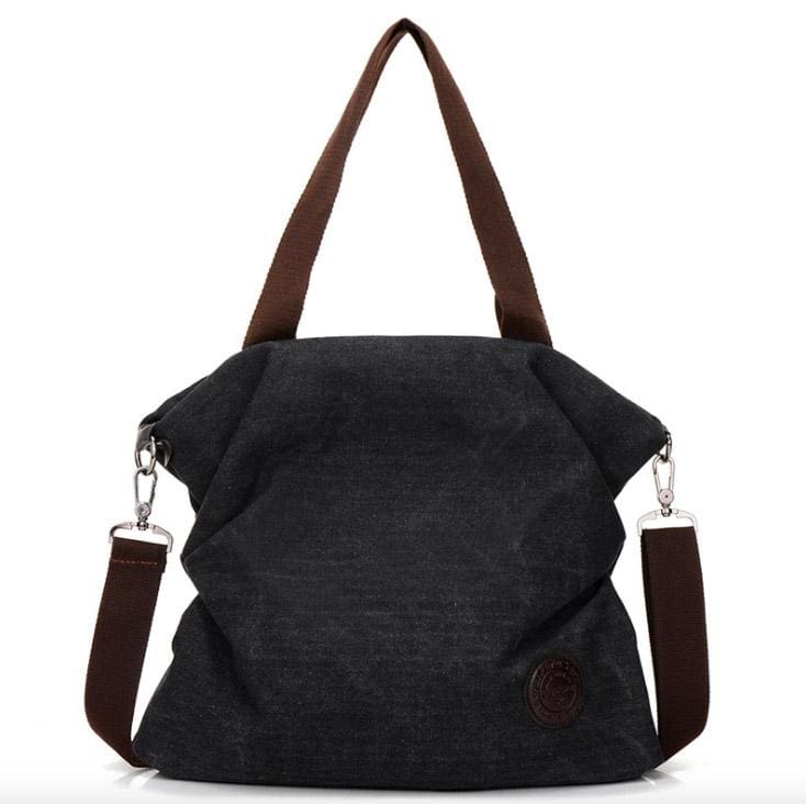 The canvas tote handbag - black small - Shoulder Bags