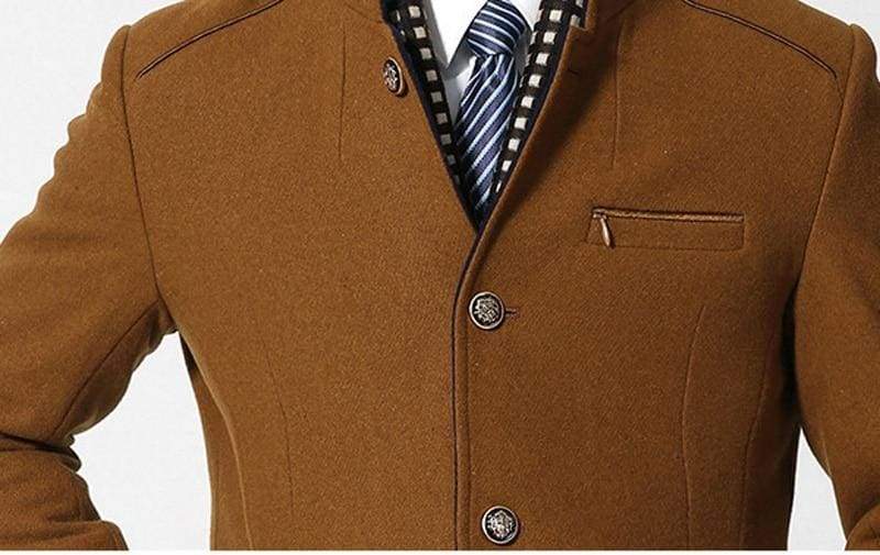 Thicker Mens Trench Coats - Wool & Blends