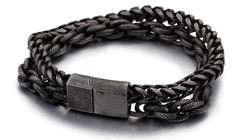 Twisted Double Chain Bracelet - Chain & Link Bracelets