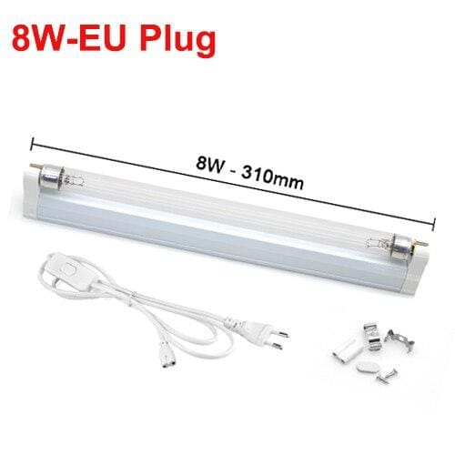 Ultraviolet Lamp Disinfection Sterilizer Tube - 8W With EU Plug - UV Lamps1
