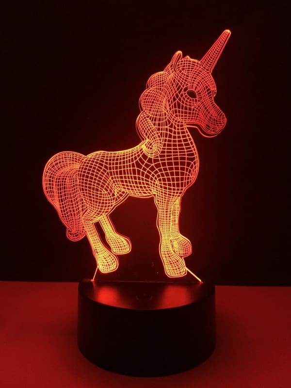 Unicorn Night Lamp 3D Color Change - LED Night Lights