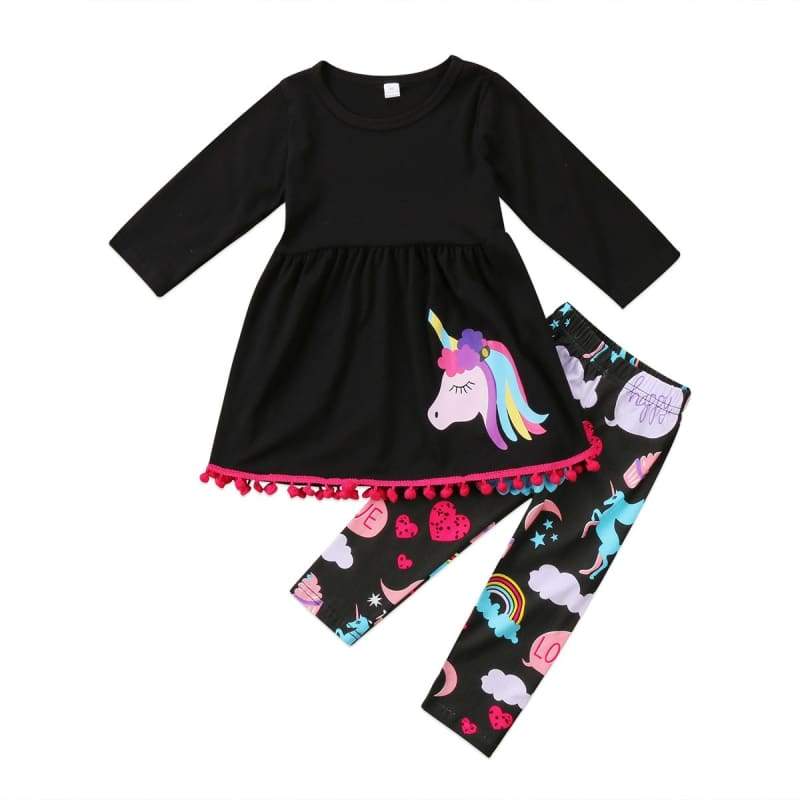 Unicorn Set For Girls - 3T - Clothing Sets