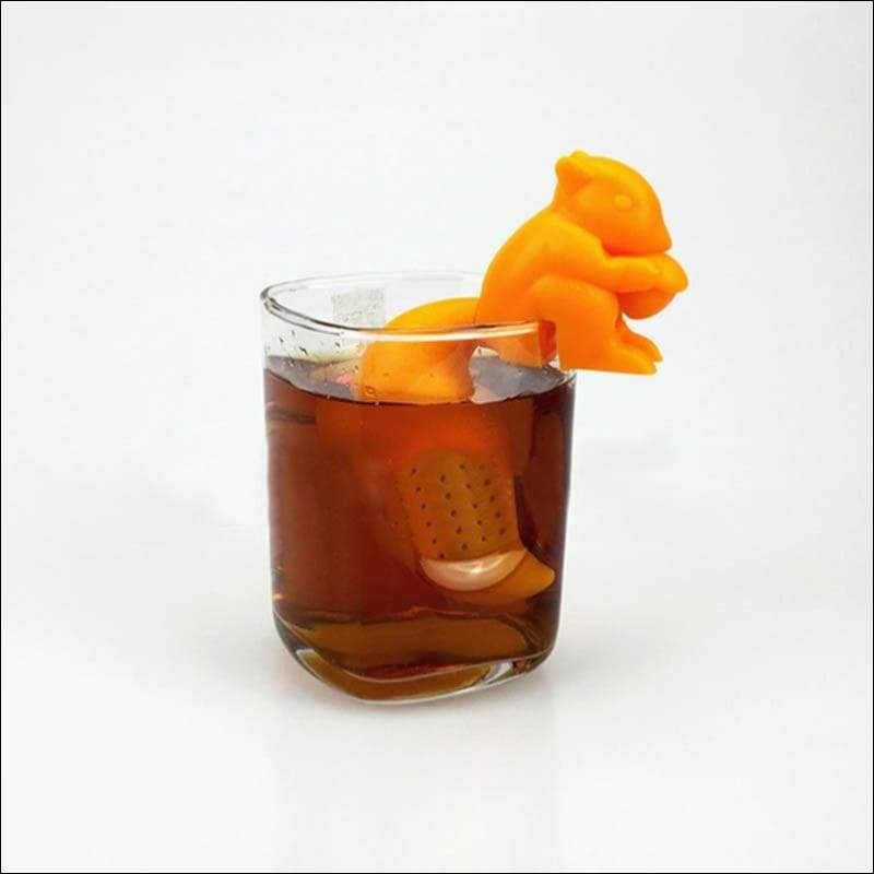Unique Tea Infuser Just For You - Squirrel Orange 1pcs - Tea Infusers