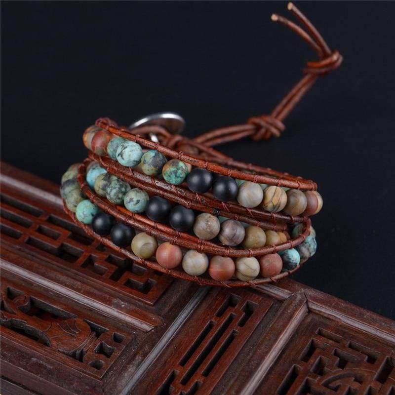 Unique Wrap Leather Strands Bracelets - Wrap Bracelets
