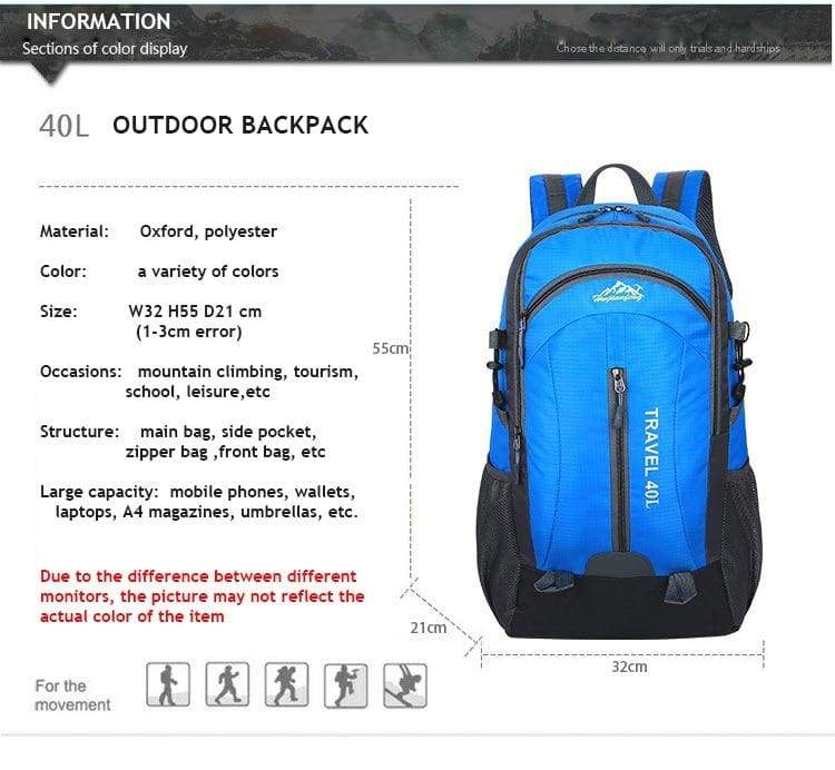 USB Charging Waterproof Backpack - Backpacks