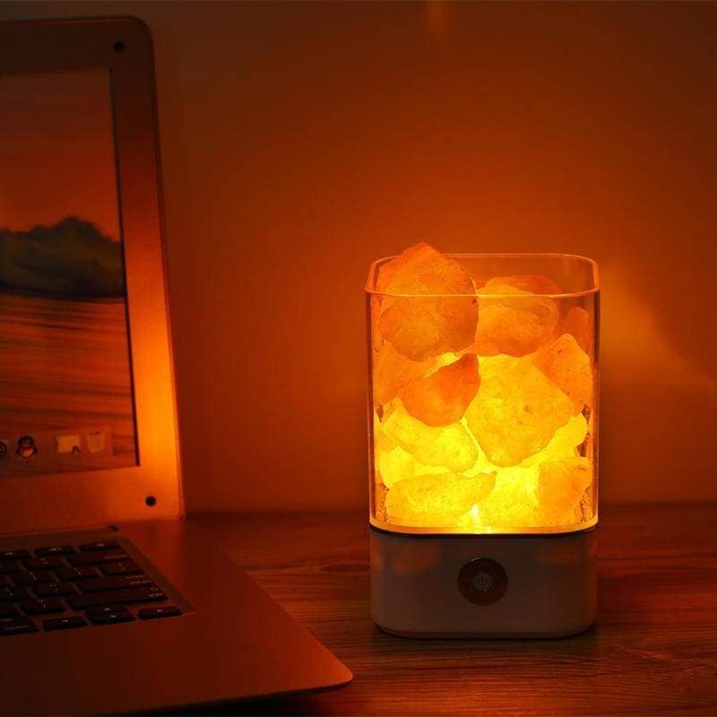 USB Himalayan salt led lamp - LED Night Lights