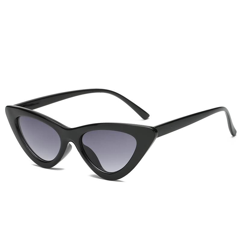Vintage Women Sunglasses - Black frame Gray - Sunglasses