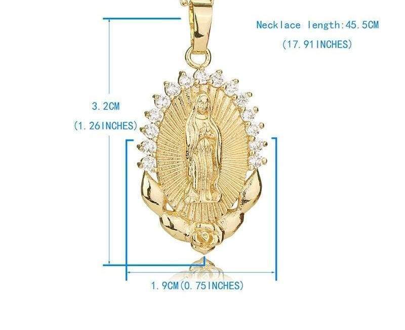 Virgin Mary Pendant Necklace - Pendant Necklaces