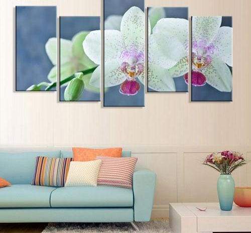 Wall Picture canvas painting HD print - 30x80cmx1 30x60cmx4 / Dark Gray - Painting & Calligraphy