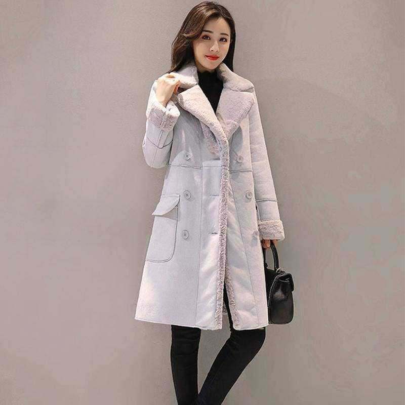 Warm Trench Coats Just For You - Gray / S - Women Coat