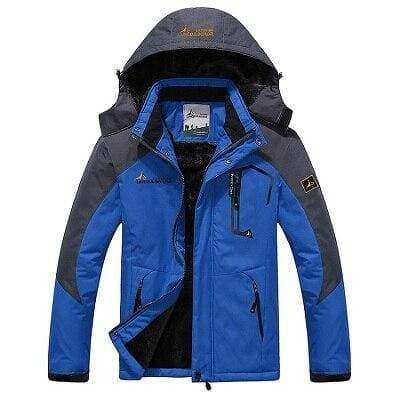 Waterproof Jacket For Men - Blue / L