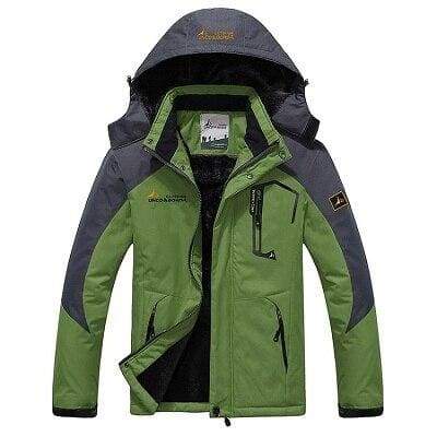 Waterproof Jacket For Men - Grass Green / L