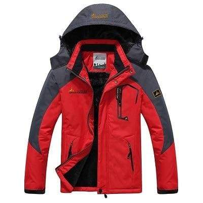 Waterproof Jacket For Men - Red / L