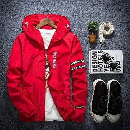 Windbreaker Jacket Just For You - Red / M - Jackets