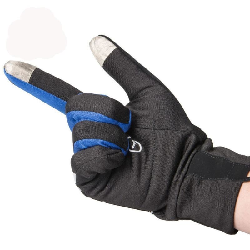 Winter Thermal Gloves - Gray L - Running Gloves
