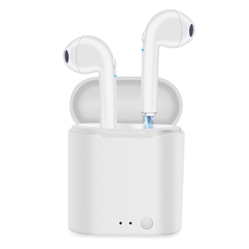 Wireless Bluetooth Earbuds - No Package Box-White - Earbuds