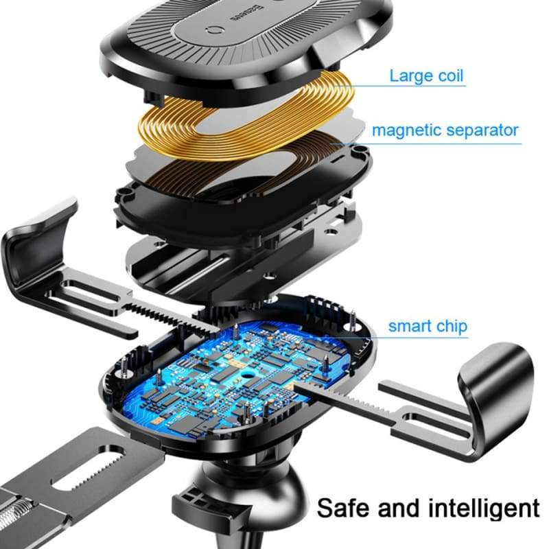 Wireless Charger Car Holder - Mobile Phone Holders & Stands