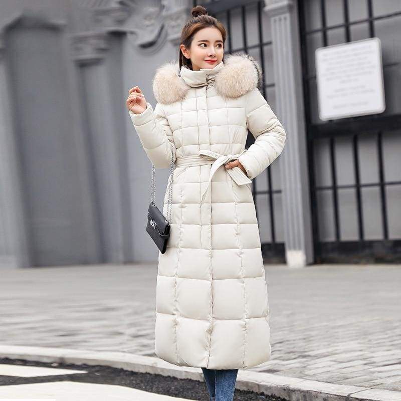 Women Winter Jacket Fashion Slim Just For You - Beige / M - Women Winter Jacket