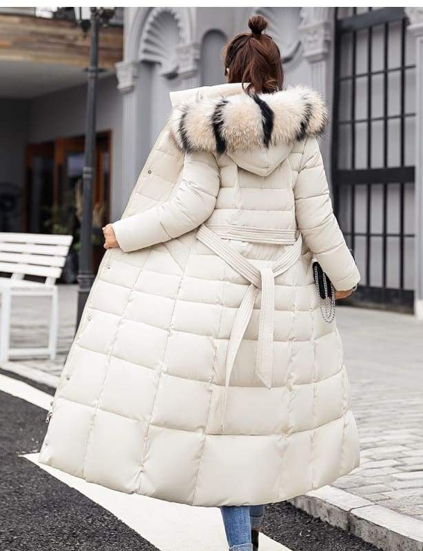 Women Winter Jacket Fashion Slim Just For You - Beige / XL - Women Winter Jacket