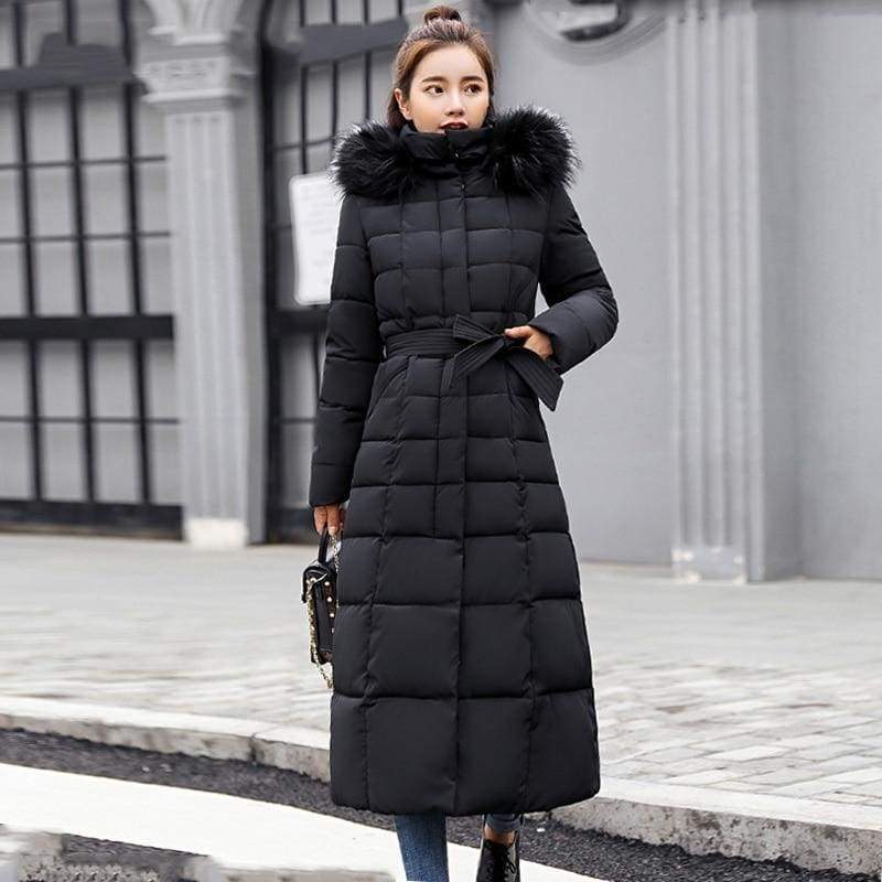Women Winter Jacket Fashion Slim Just For You - Black / M - Women Winter Jacket