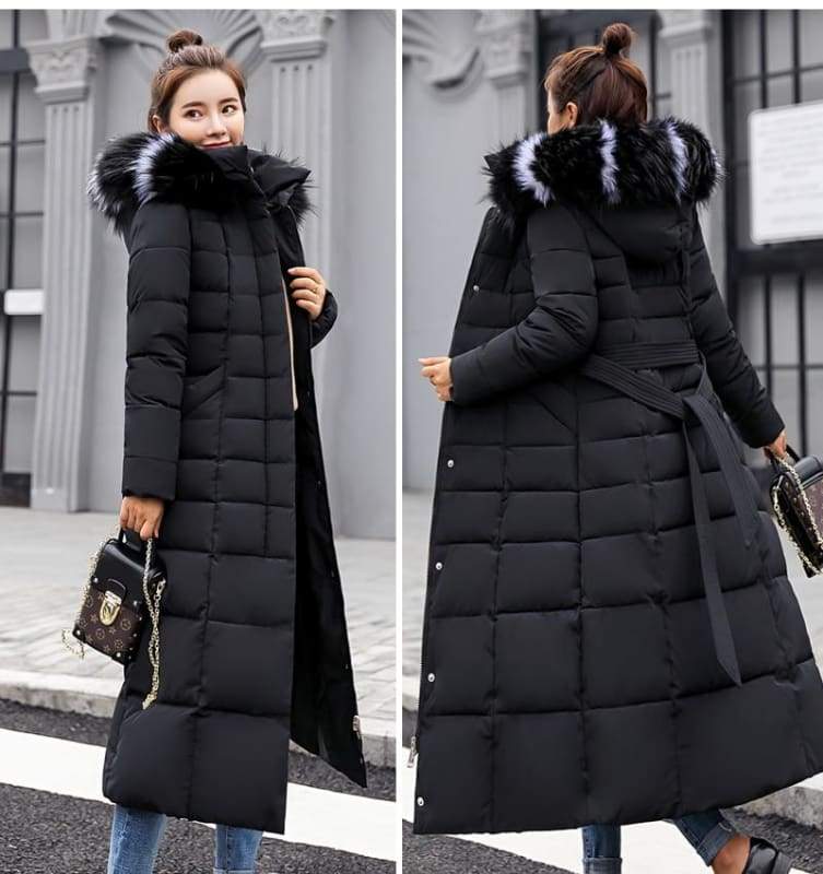 Women Winter Jacket Fashion Slim Just For You - Black / XL - Women Winter Jacket