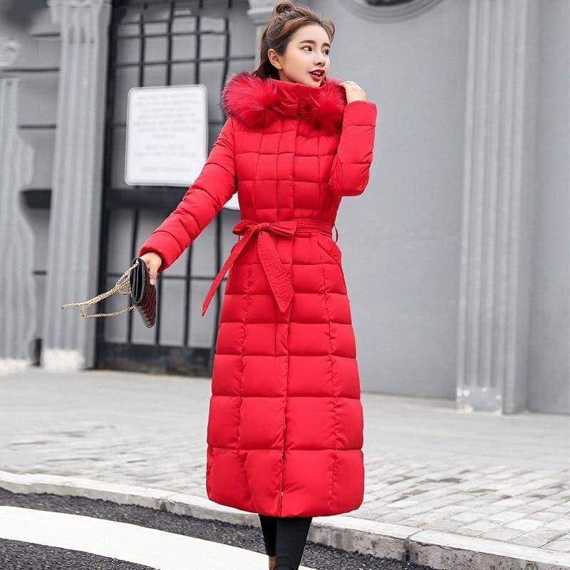 Women Winter Jacket Fashion Slim Just For You - Red / M - Women Winter Jacket