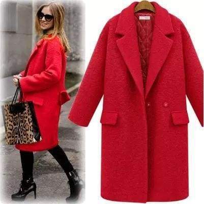 Women Wool Peacoats With Quilting - Wool & Blends