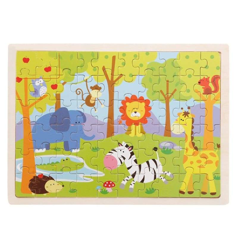 Wooden Jigsaw Puzzle - 1960337 - Puzzles