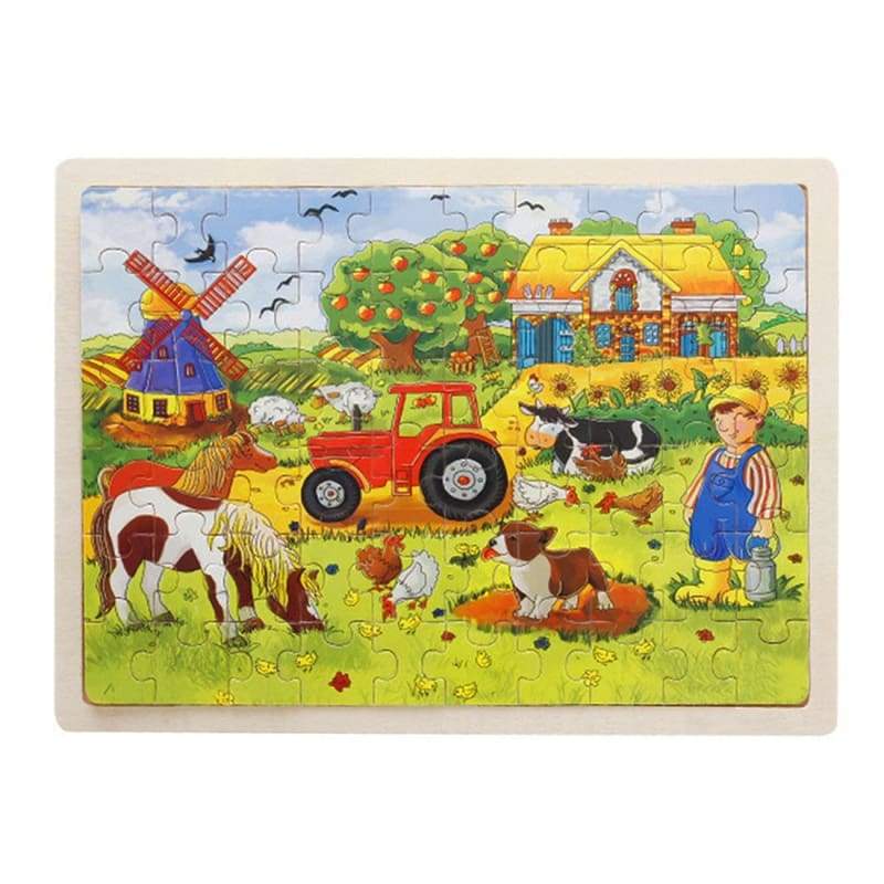 Wooden Jigsaw Puzzle - 1960341 - Puzzles