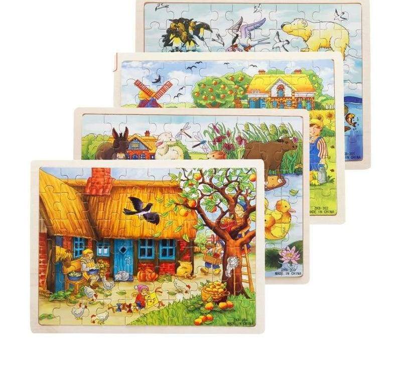 Wooden Jigsaw Puzzle - Puzzles