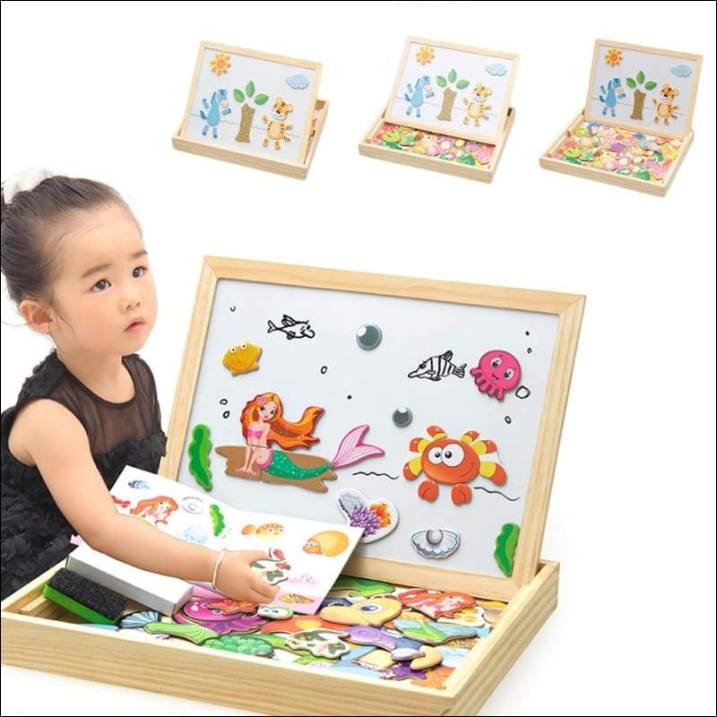 Wooden Magnetic Puzzle Toys - Wooden Magnetic Puzzle Toys