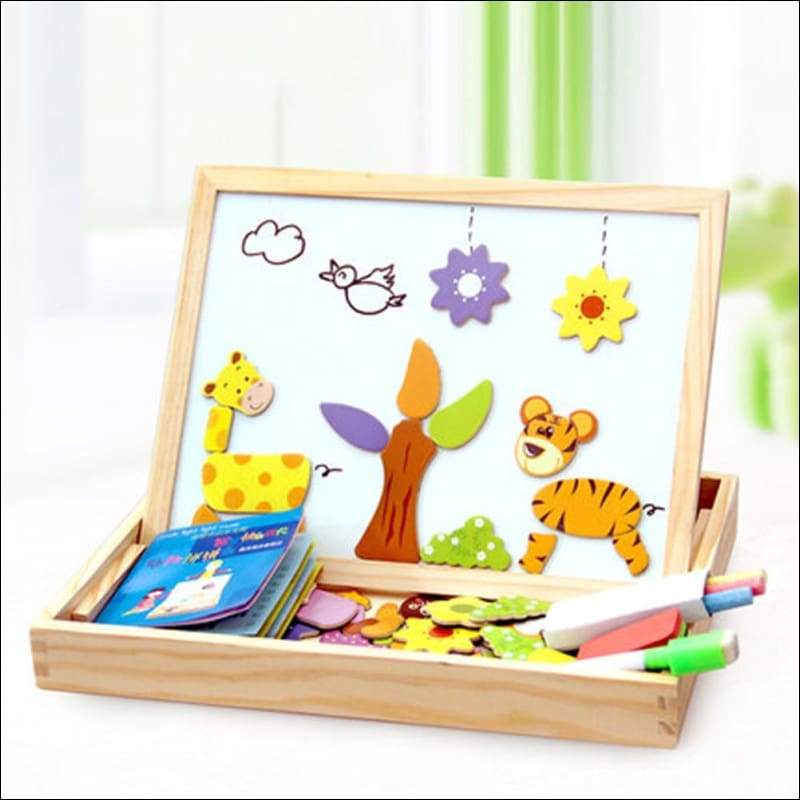 Wooden Magnetic Puzzle Toys - Wooden Magnetic Puzzle Toys