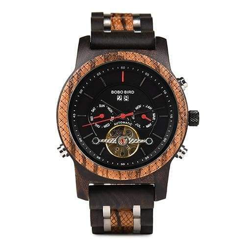 Wooden Mechanical Watches For Men and Women - Mix wood 45mm - Watches