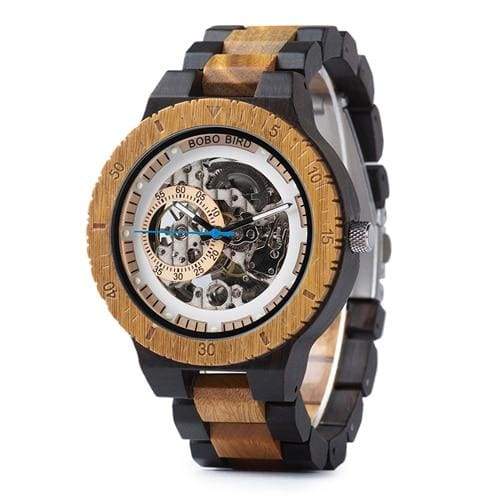 Wooden Mechanical Watch For Men and Women - R05-1 - Watches