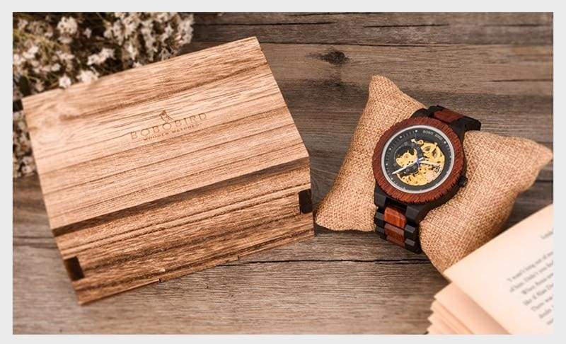 Wooden Mechanical Watch For Men and Women - Watches