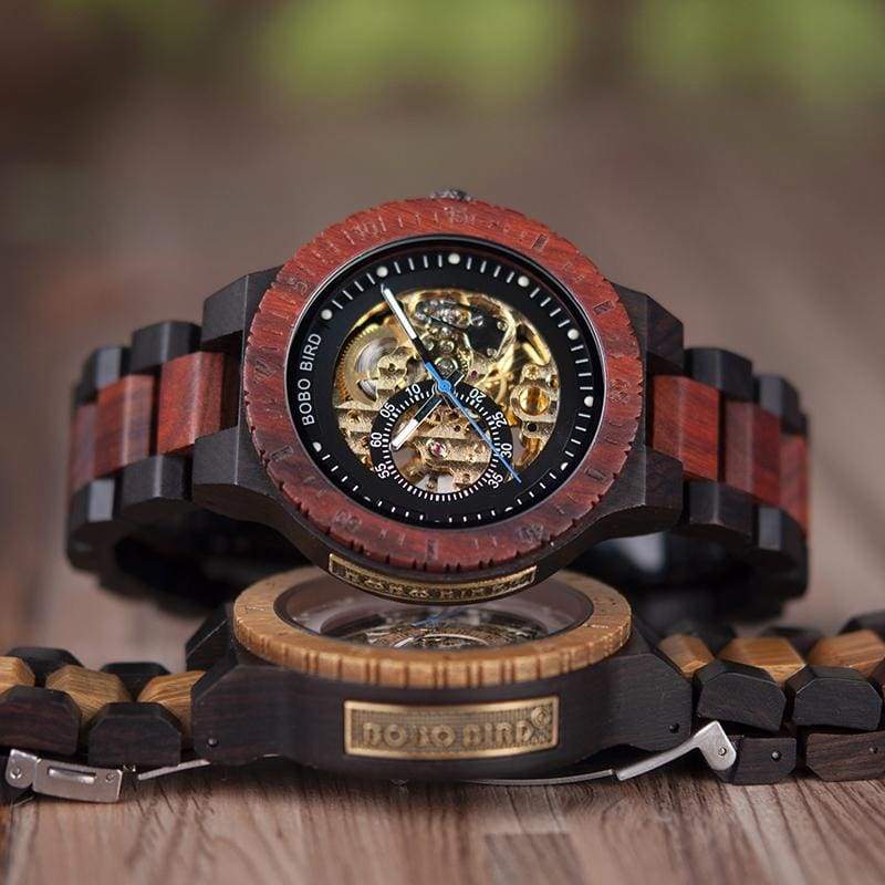 Wooden Mechanical Watch For Men and Women - Watches