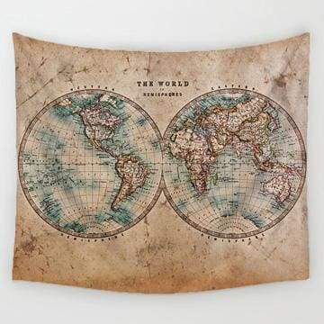 World Map Tapestry - 1 / 150x130cm - Tapestry