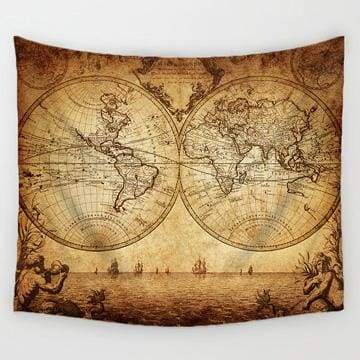 World Map Tapestry - 4 / 150x130cm - Tapestry