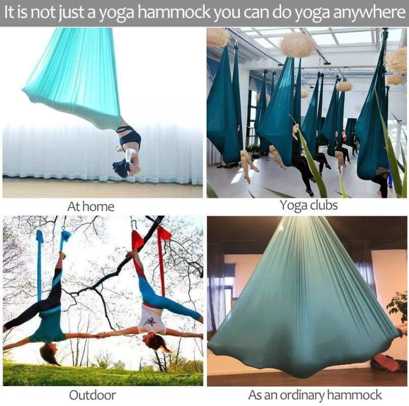 Yoga Hammock Aerial Flying Swing - Gym Fitness