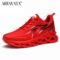 Running Shoes Men's Flame Printed Sneakers Flying Weave Men's Flame Printed Sneakers Flying Weave Sports Shoes Comfortable Running Shoes Outdoor Men Athletic Shoes"s Fla
